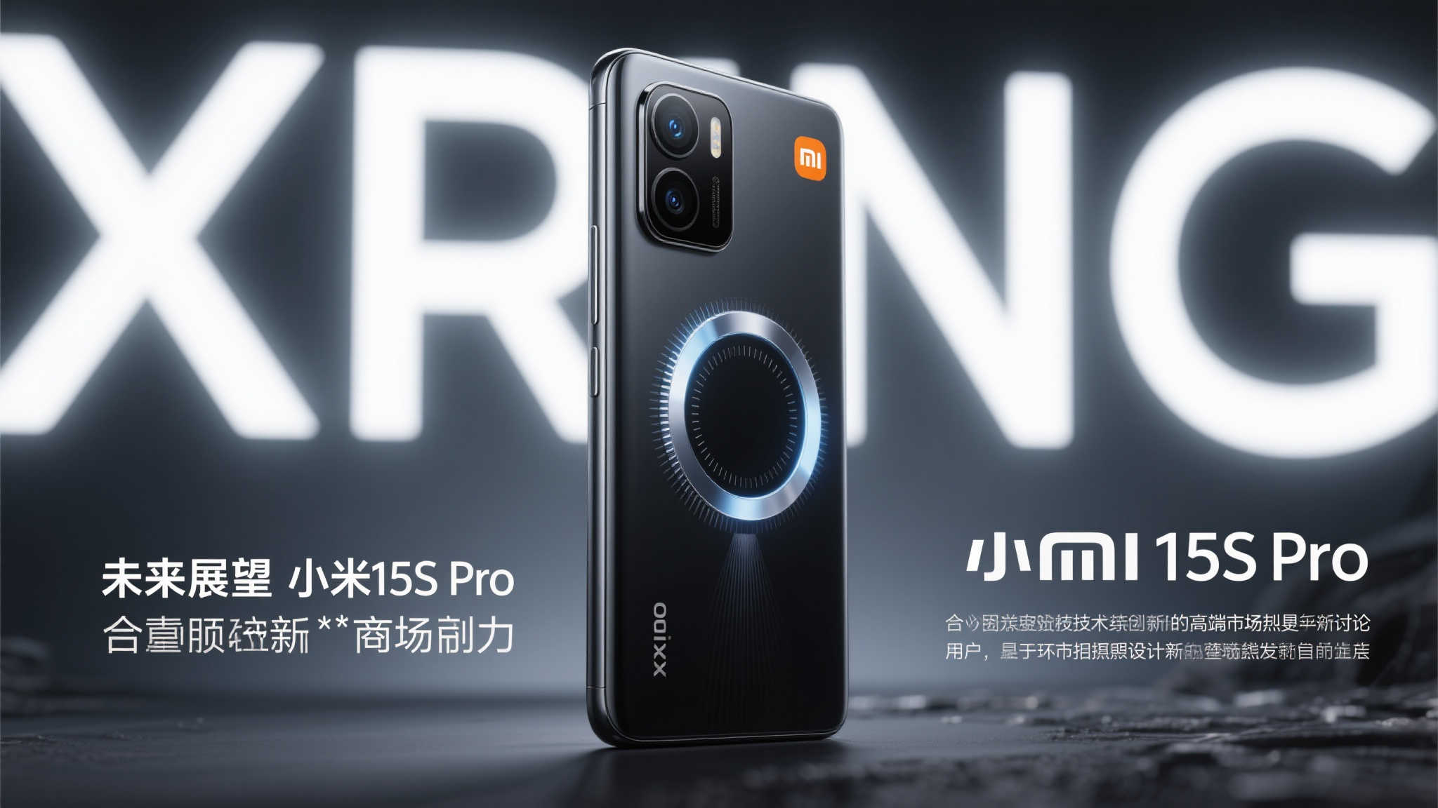 小米15S Pro外观揭晓！全新“XRING”英文标志亮相